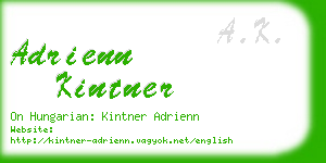 adrienn kintner business card